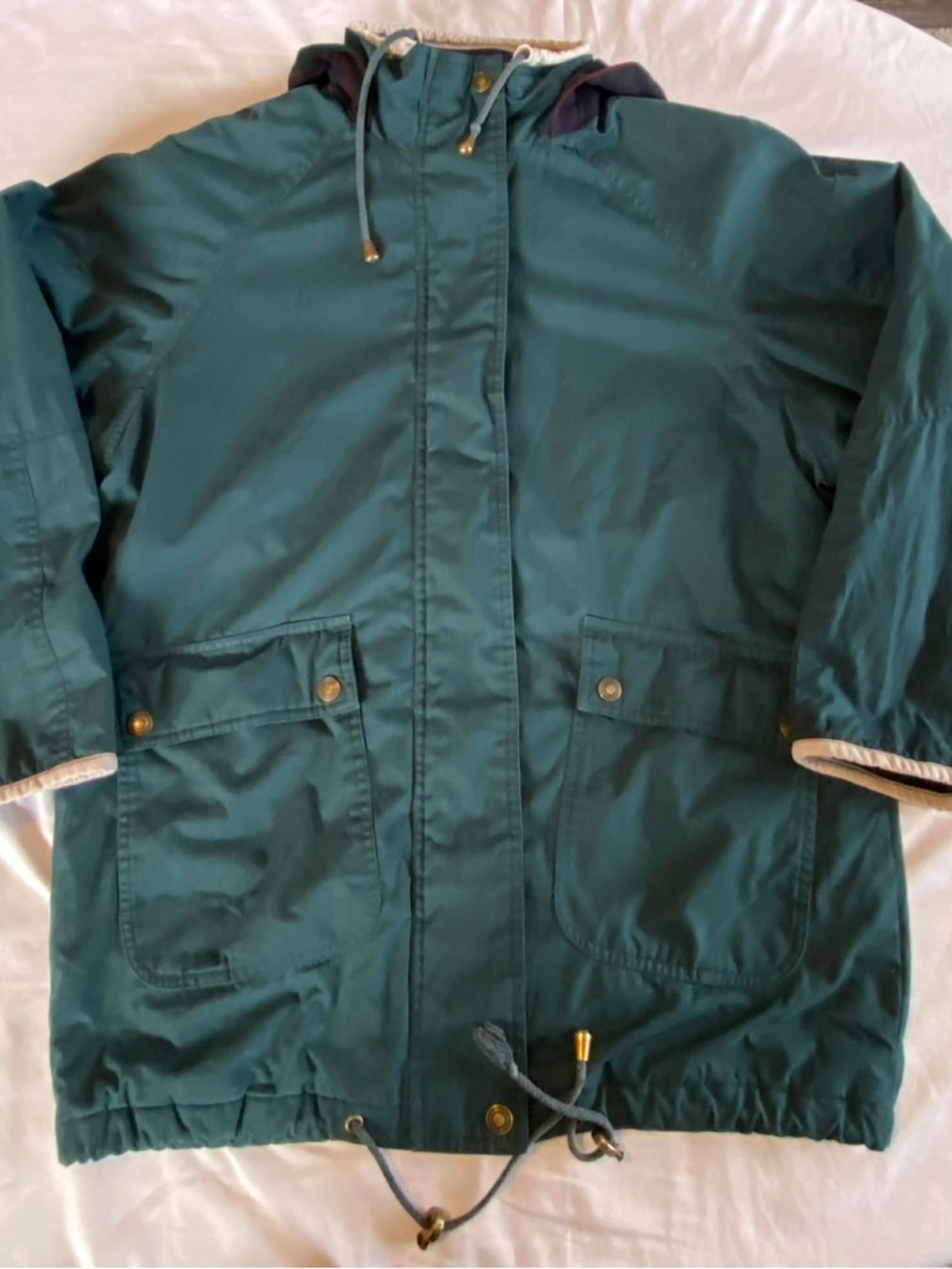 Vintage Middlebrook Park Men’s Dark Green Hooded Jacket  Size Small